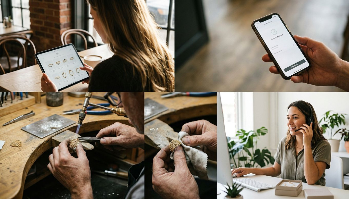 Le parcours d’un bijou : de la commande au support client